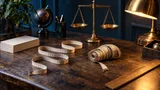 Overhead on a wooden desk: two coiled measuring tapes lie side by side, one stretched loosely in slow, even loops, the other wound tight with overlapping coils bunched toward one end, suggesting two different rhythms of movement.