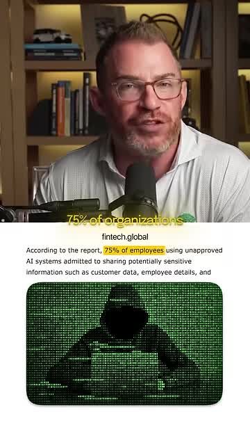 News excerpt stating 75% of organizations report employees using AI coding tools nobody approved